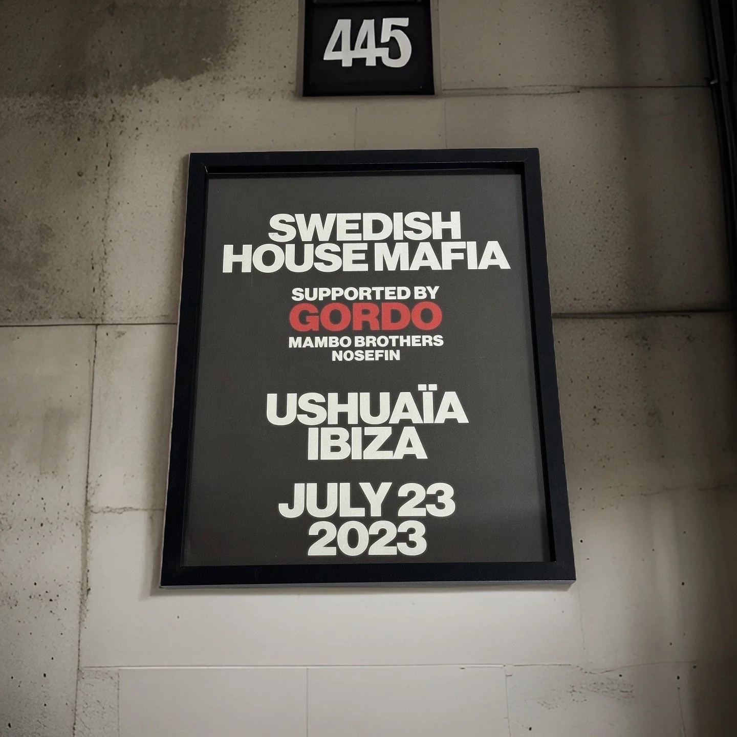 Swedish House Mafia ~ Genuine Ushuaia Ibiza Framed Dj Artwork | Hi Ibiza | Luxury Black Frame - Image 3