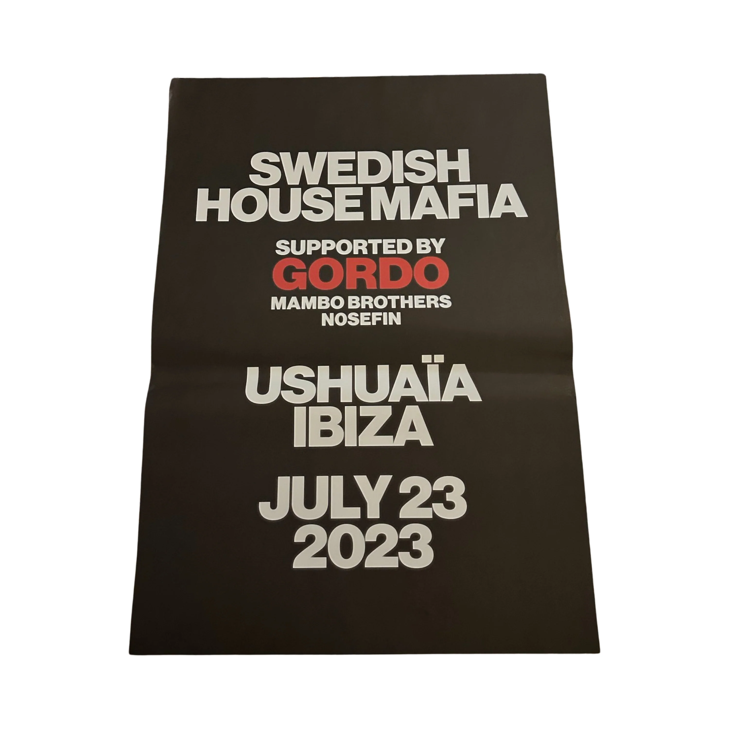 Swedish House Mafia ~ Genuine Ushuaia Ibiza Framed Dj Artwork | Hi Ibiza | Luxury Black Frame - Image 4