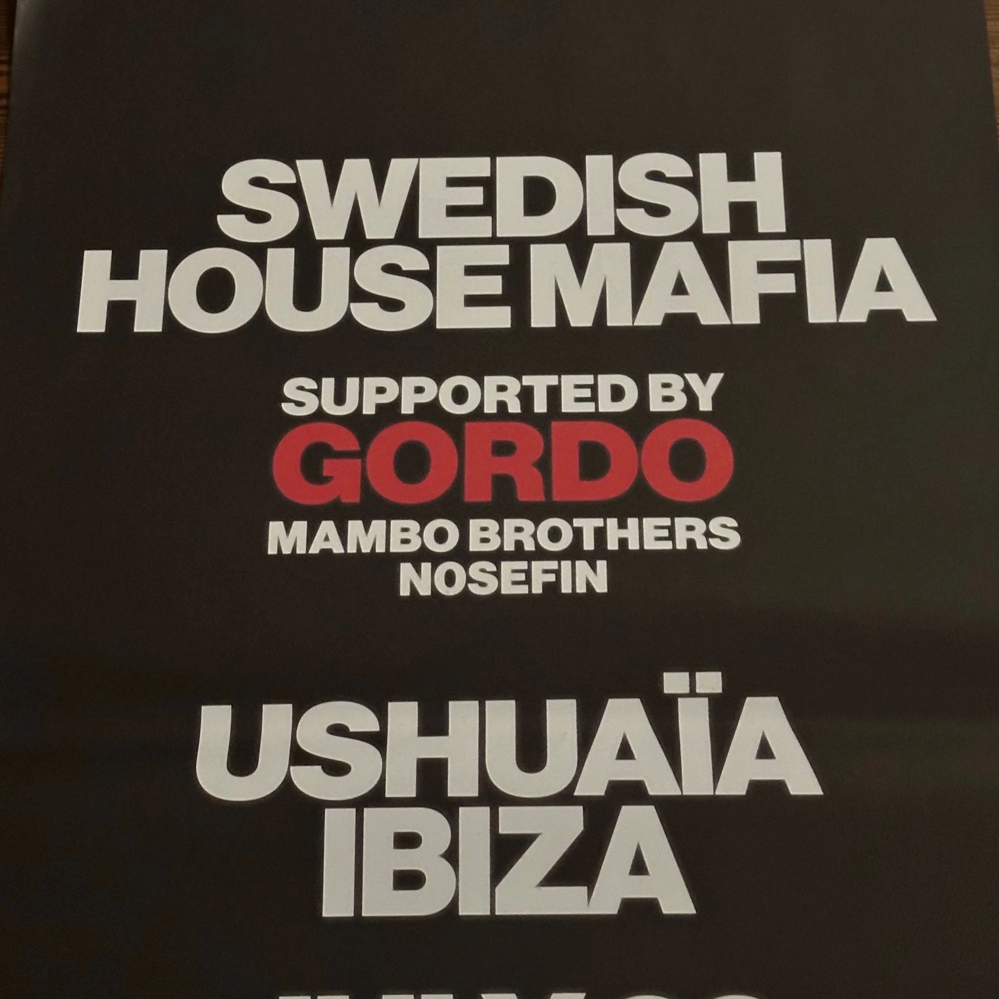 Swedish House Mafia ~ Genuine Ushuaia Ibiza Framed Dj Artwork | Hi Ibiza | Luxury Black Frame - Image 5
