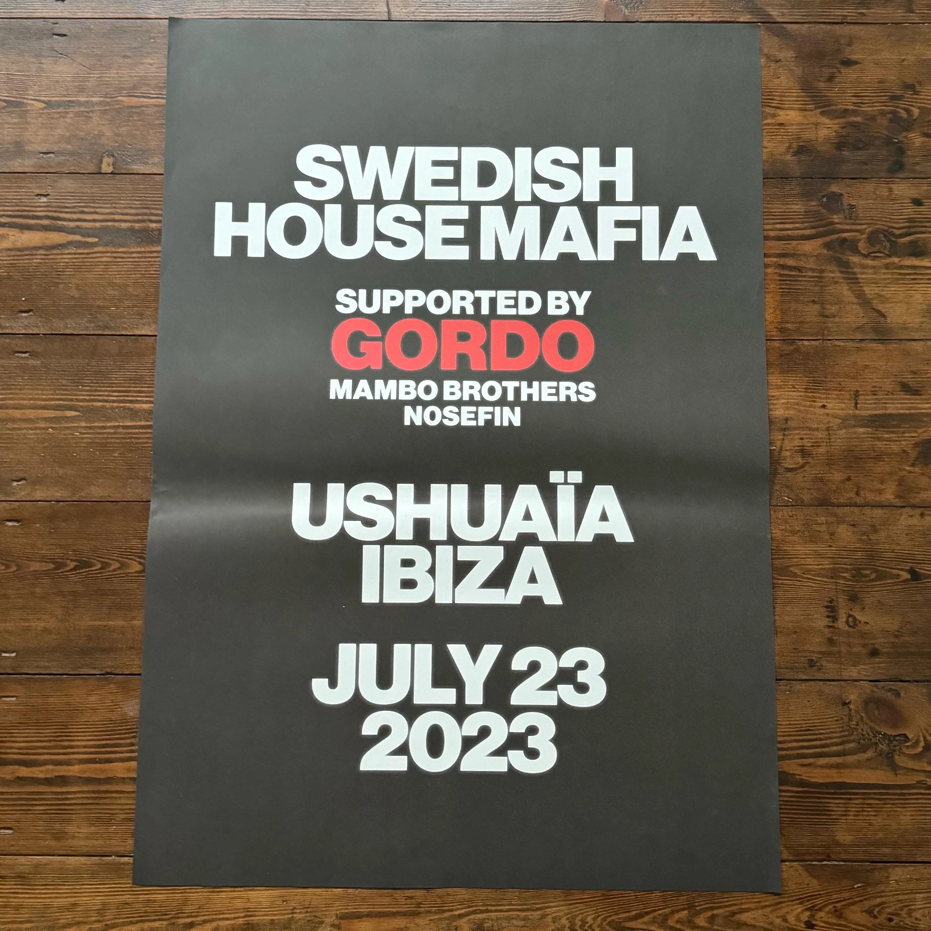 Swedish House Mafia ~ Genuine Ushuaia Ibiza Framed Dj Artwork | Hi Ibiza | Luxury Black Frame - Image 9
