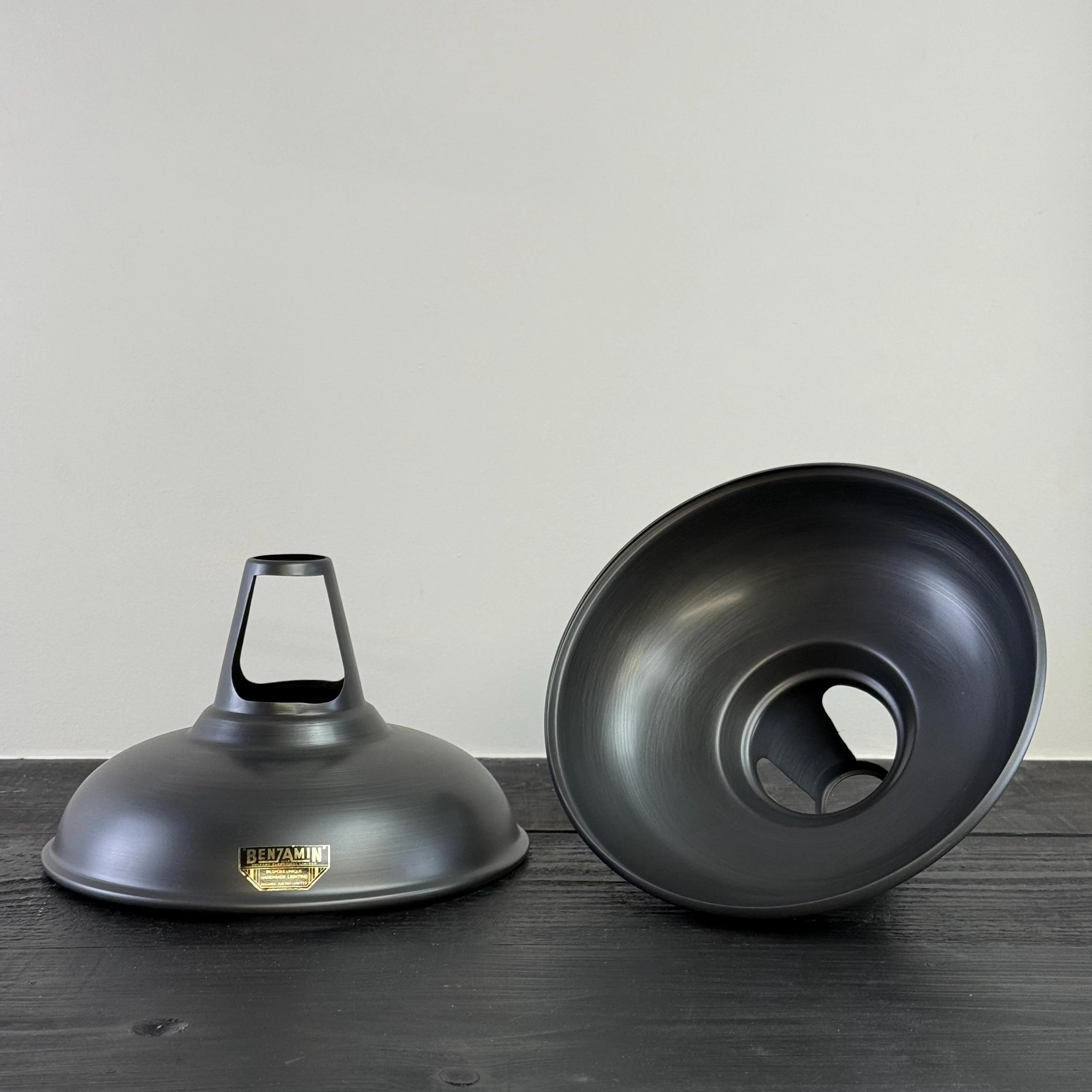 Cawston - Pewter Grey Slotted Lampshade Pendant Set Light - 11 Inch - Image 10