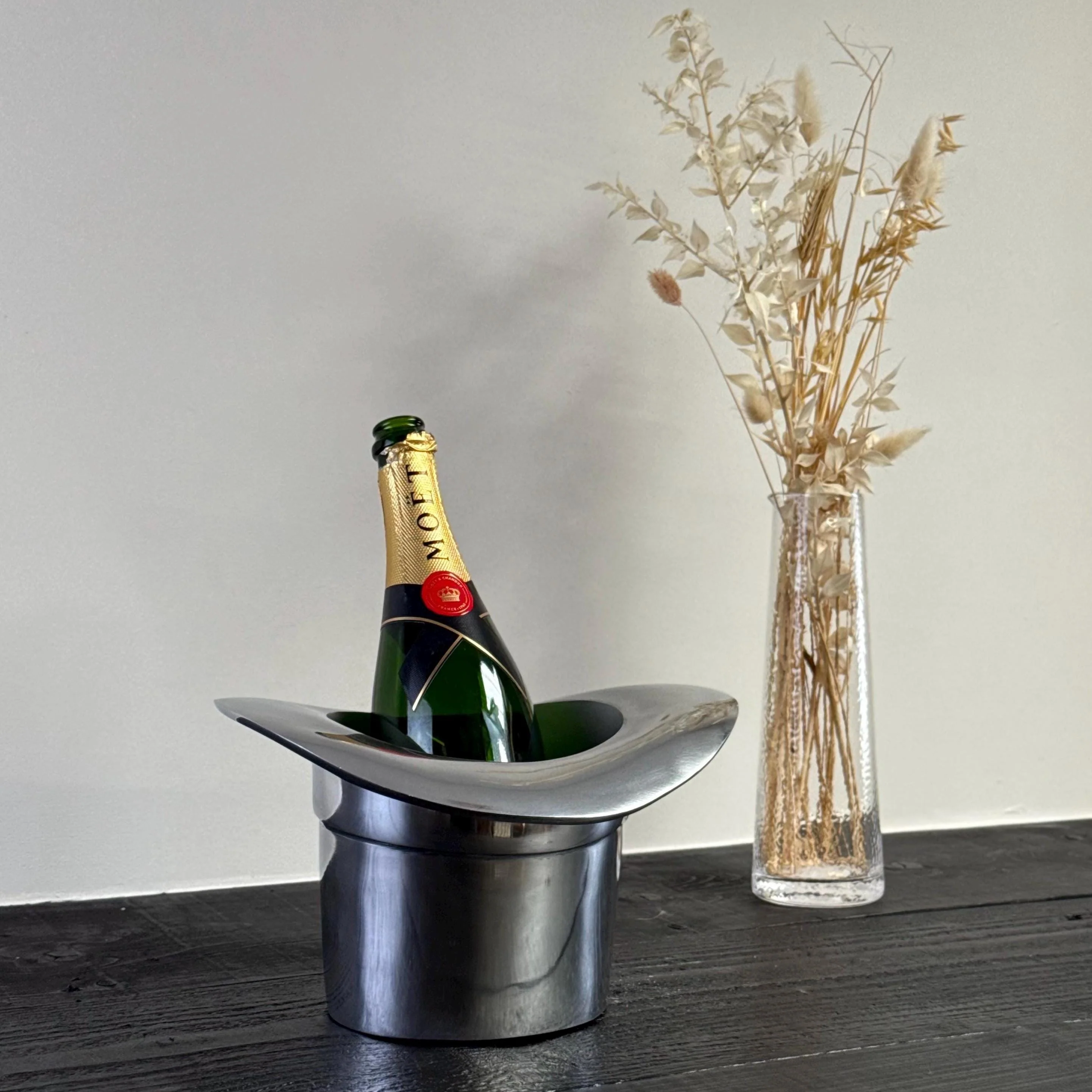 Top Hat ~ Solid Cast Champagne Ice Bucket - Wine Cooler - Image 3