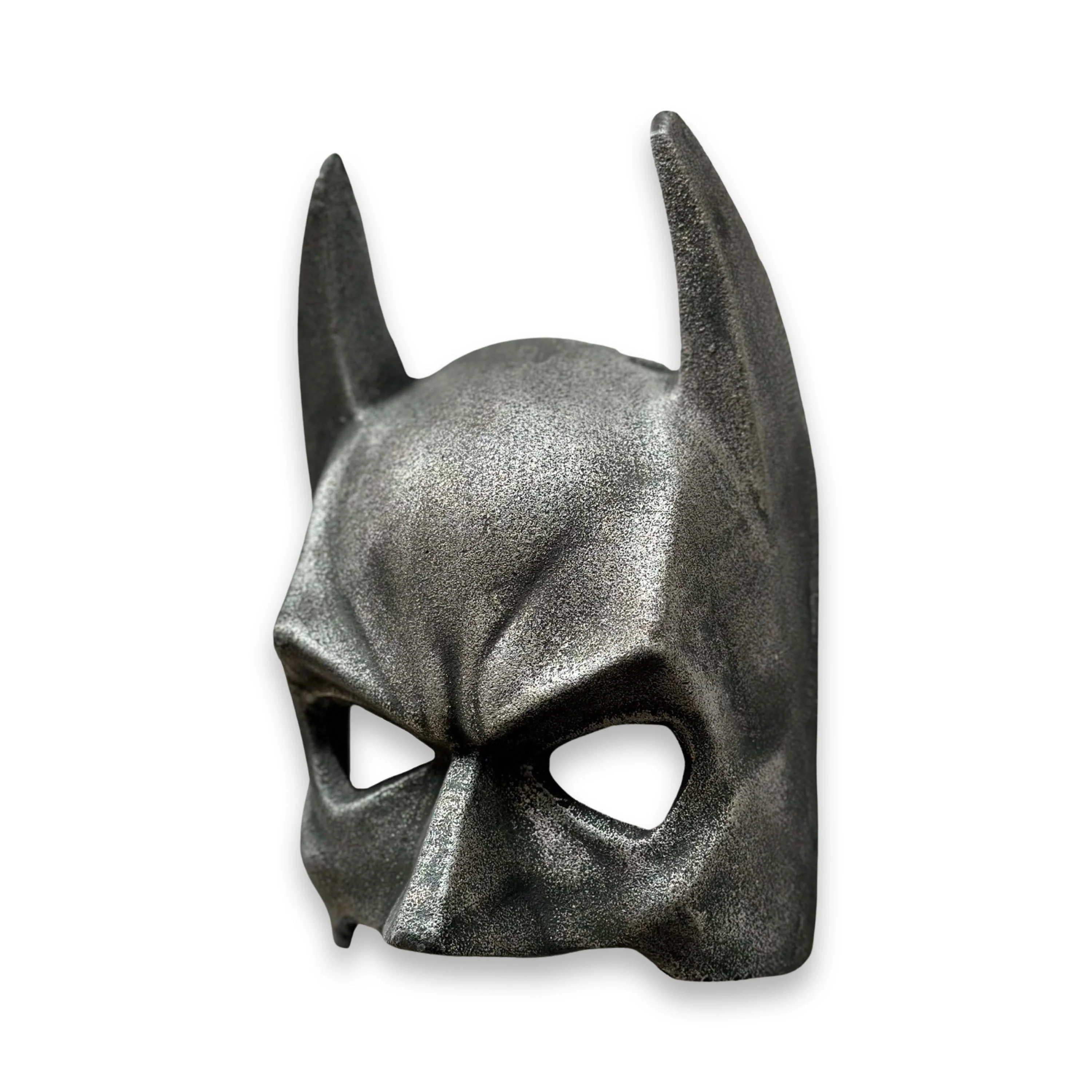 Wall Mount Solid Cast Iron Batman Superhero Knight Mask Dark Black Finish - Image 9
