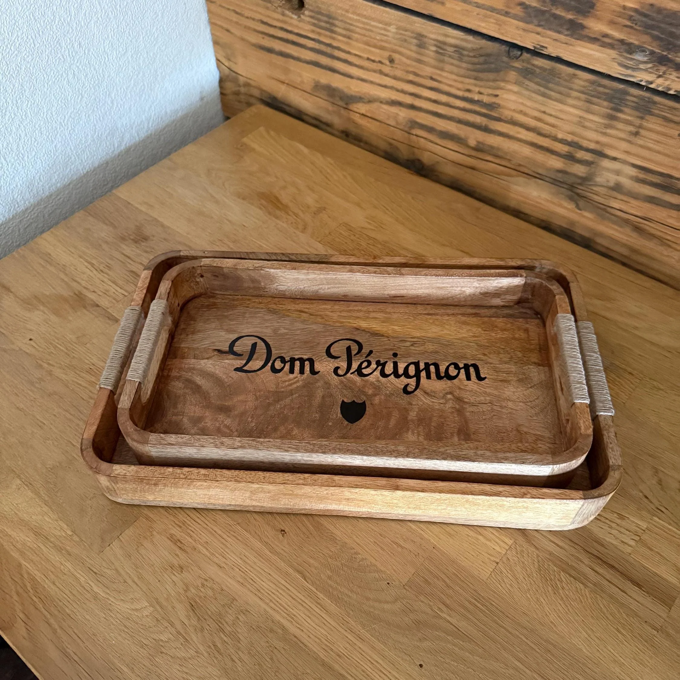 Wooden Serving Trays Dom Pérignon Champagne - Image 8